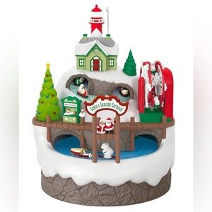 2024 Hallmark SANTA'S SEASIDE CARNIVAL Magic Ornament LIGHT SOUND & MOTION
